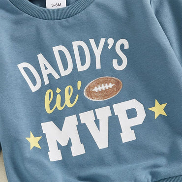 Long Sleeve Daddy's Little MVP Baby Set
