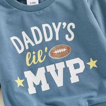 Long Sleeve Daddy's Little MVP Baby Set