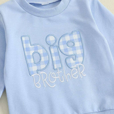 Big Brother Checkered Toddler Set