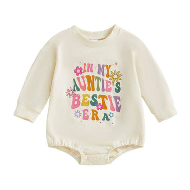 Auntie's Bestie Era Baby Bodysuit Beige 0-3 M