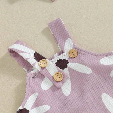 Lavender Floral Baby Romper