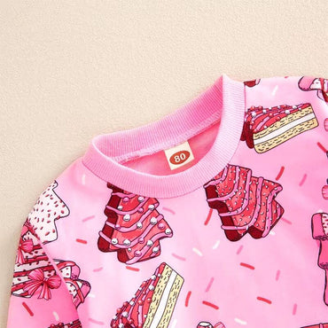 Long Sleeve Yummy Christmas Baby Set