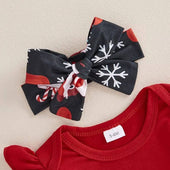 My First Christmas Flared Pants Baby Set