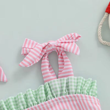 Watermelon Striped Baby Swimsuit