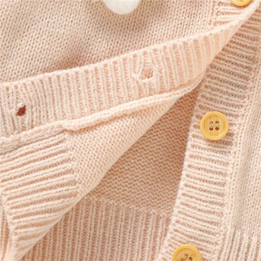 Daisy Knit Toddler Cardigan