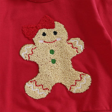 Long Sleeve Gingerbread Flared Toddler Set