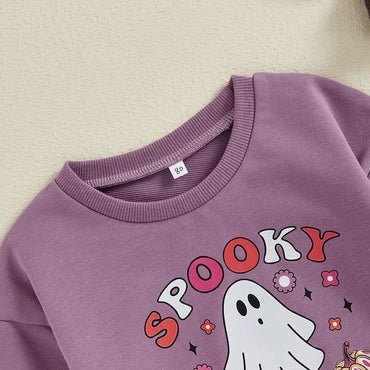Long Sleeve Spooky Season Baby Bodysuit