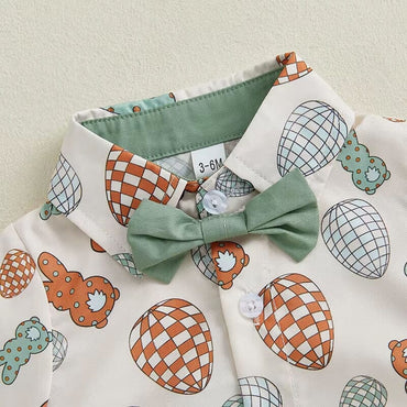 Easter Gentleman Baby Romper