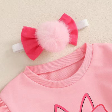 Long Sleeve Easter Bunny Baby Romper