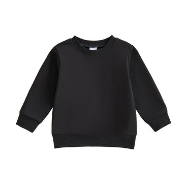 Solid Baby Sweatshirt Black 3-6 M