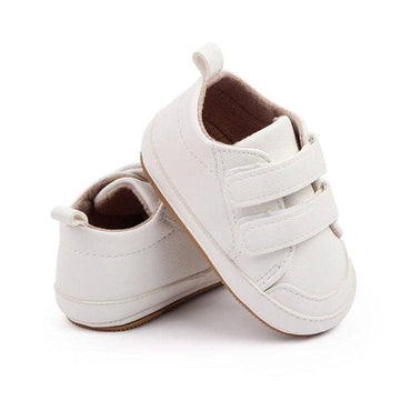 Solid Velcro Baby Sneakers