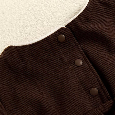 Long Sleeve Bow Baby Romper