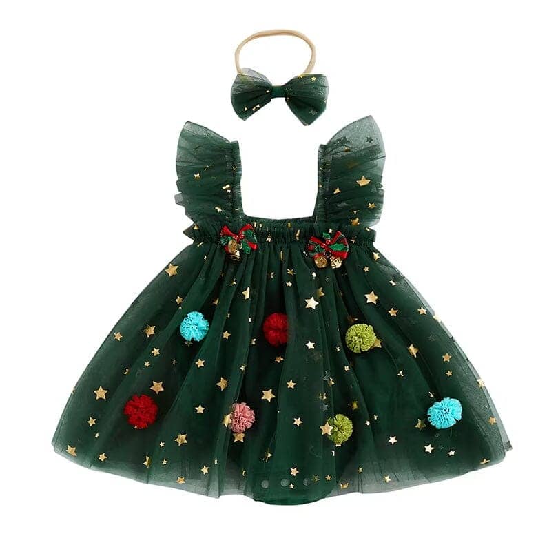Baby Girl Christmas Magic Dress The Trendy Toddlers Baby Girl Christmas Magic Dress The Trendy Toddlers