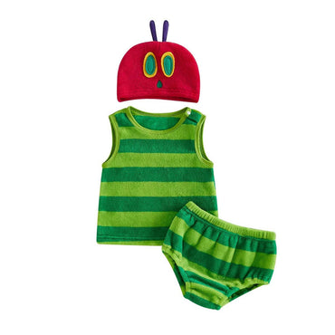 Sleeveless Halloween Caterpillar Baby Costume
