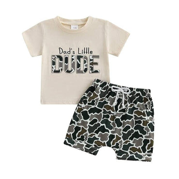 Dad's Little Dude Camo Toddler Set
