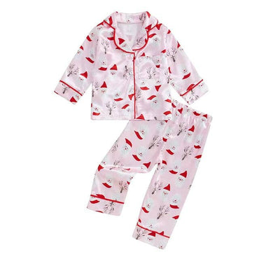 Santa And Reindeer Toddler Pajama Set
