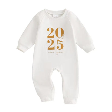 Long Sleeve 2025 New Year Baby Jumpsuit