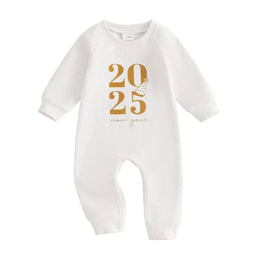 Long Sleeve 2025 New Year Baby Jumpsuit