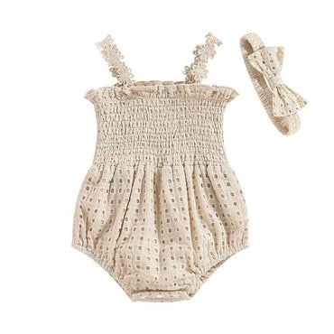 Sleeveless Vintage Baby Romper