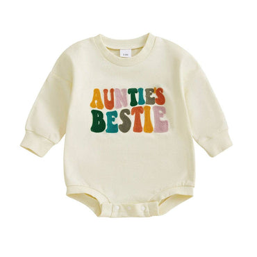 Long Sleeve Auntie's Bestie Baby Bodysuit