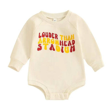 Arrowhead Stadium Baby Bodysuit Yellow 3-6 M