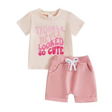 Trouble Never Looked So Cute Toddler Set