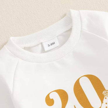 Long Sleeve 2025 New Year Baby Jumpsuit