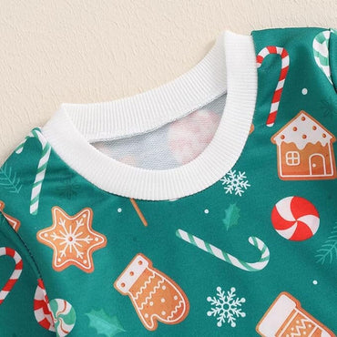 Long Sleeve Christmas Time Toddler Set