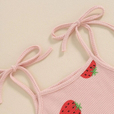 Sleeveless Strawberry Baby Dress