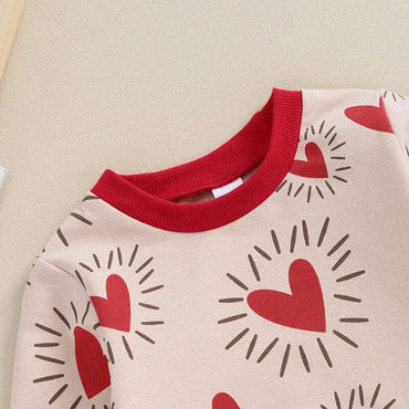 Valentine’s Day Hearts Baby Set