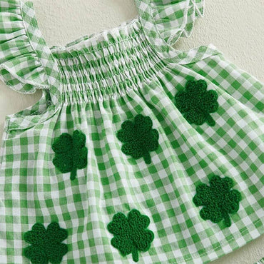 Fly Sleeve Shamrock Baby Set