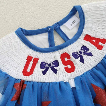 4th of July Stars Baby Dress