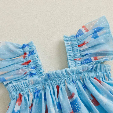 4th of July Popsicle Tulle Toddler Dress