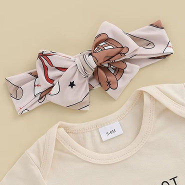 First Baseball Season Flared Pants Baby Set