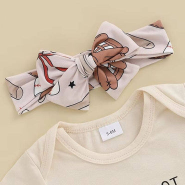 First Baseball Season Flared Pants Baby Set