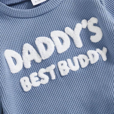Daddy's Best Buddy Waffle Baby Set
