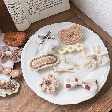Little Girl 9Pcs Set Hair Clips