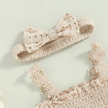 Sleeveless Vintage Baby Romper