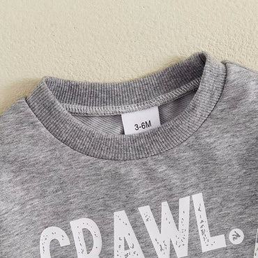 Crawl Walk Hockey Baby Bodysuit