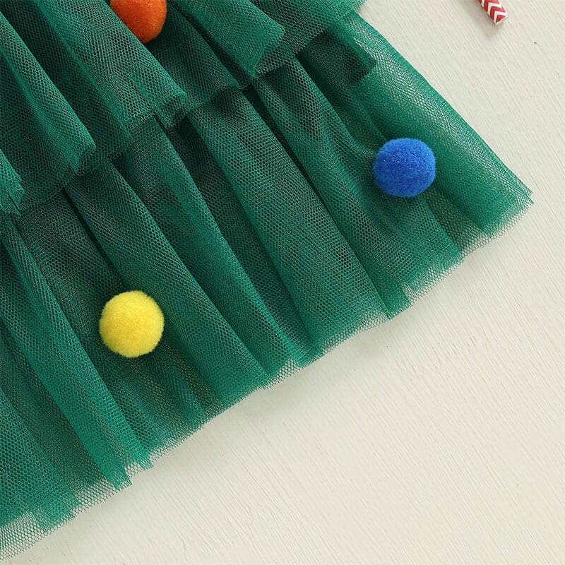 Toddler Girl Pom Pom Christmas Dress The Trendy Toddlers Toddler Girl Pom Pom Christmas Dress The Trendy Toddlers