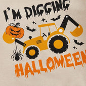 Long Sleeve I'm Digging Halloween Toddler Set