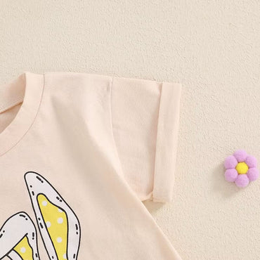 Short Sleeve Easter Vibes Baby Bodysuit