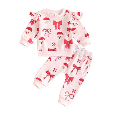 Christmas Pink Baby Set