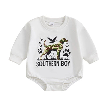 Long Sleeve Southern Boy Baby Bodysuit
