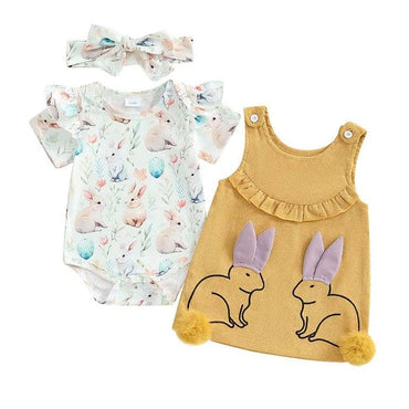 Short Sleeve Easter Magic Baby Set