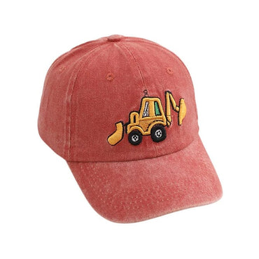 Excavator Toddler Cap Orange