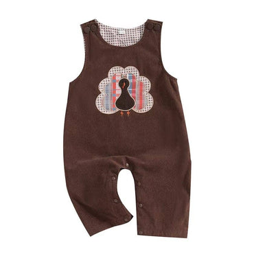 Sleeveless Thanksgiving Baby Jumpsuit