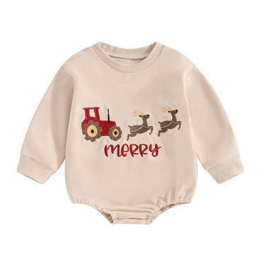 Merry Long Sleeve Baby Bodysuit