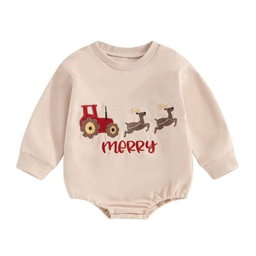 Merry Long Sleeve Baby Bodysuit