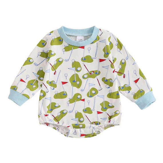 Long Sleeve Golf Baby Bodysuit